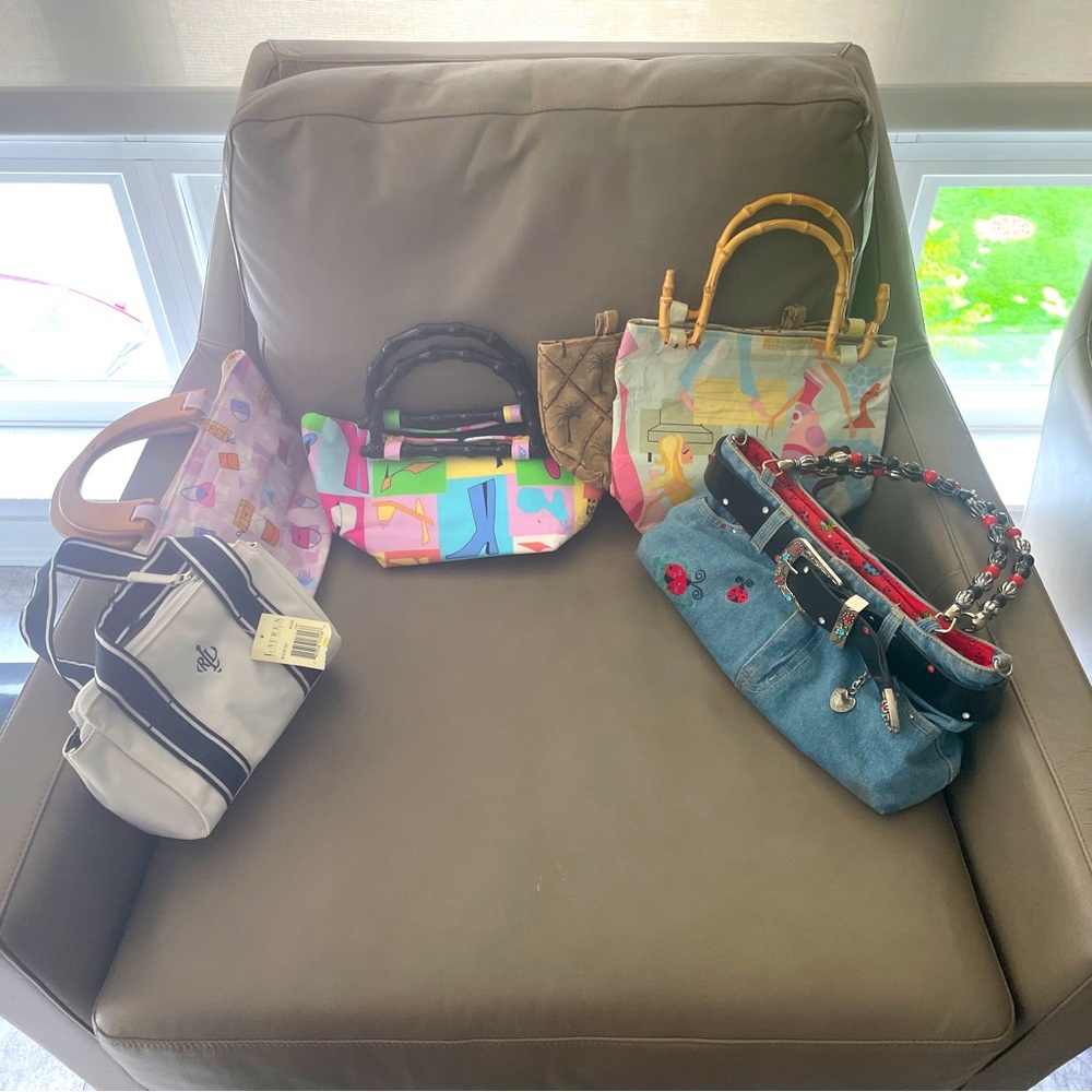 Fun small purses. Many never worn.
